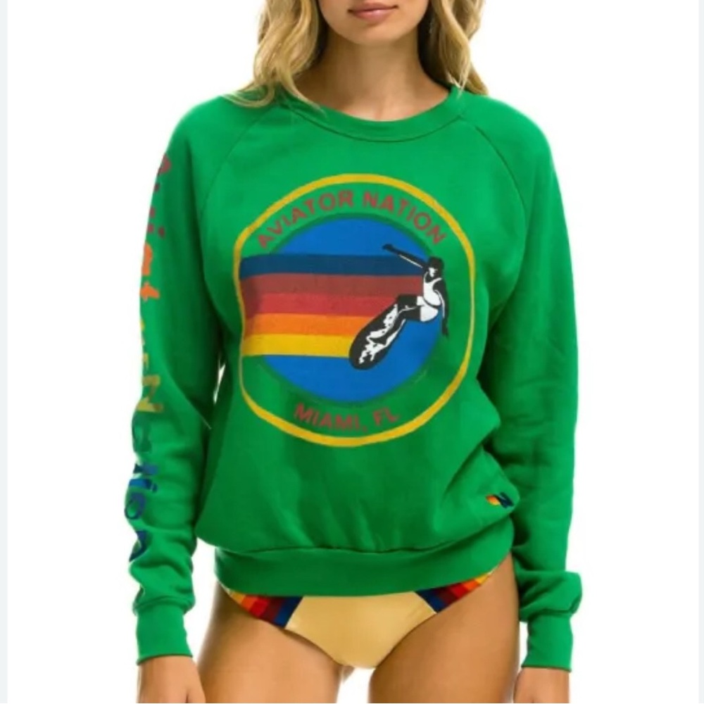 Miami Surf Logo Crewneck